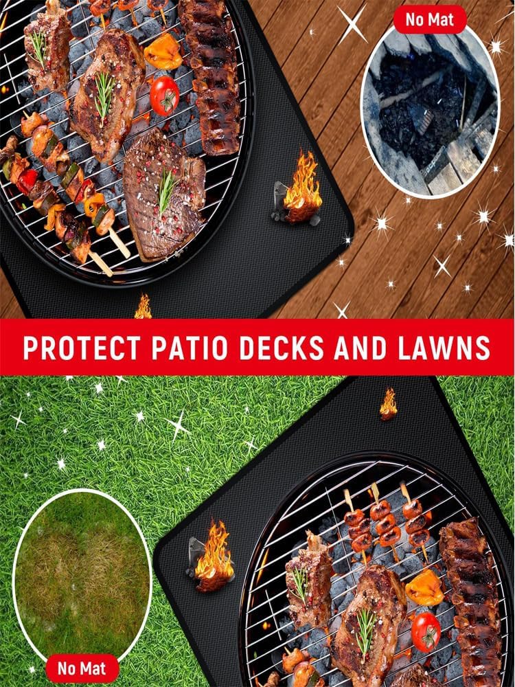 48in Round 4-Layer Fire Pit Mat for Solo Stove