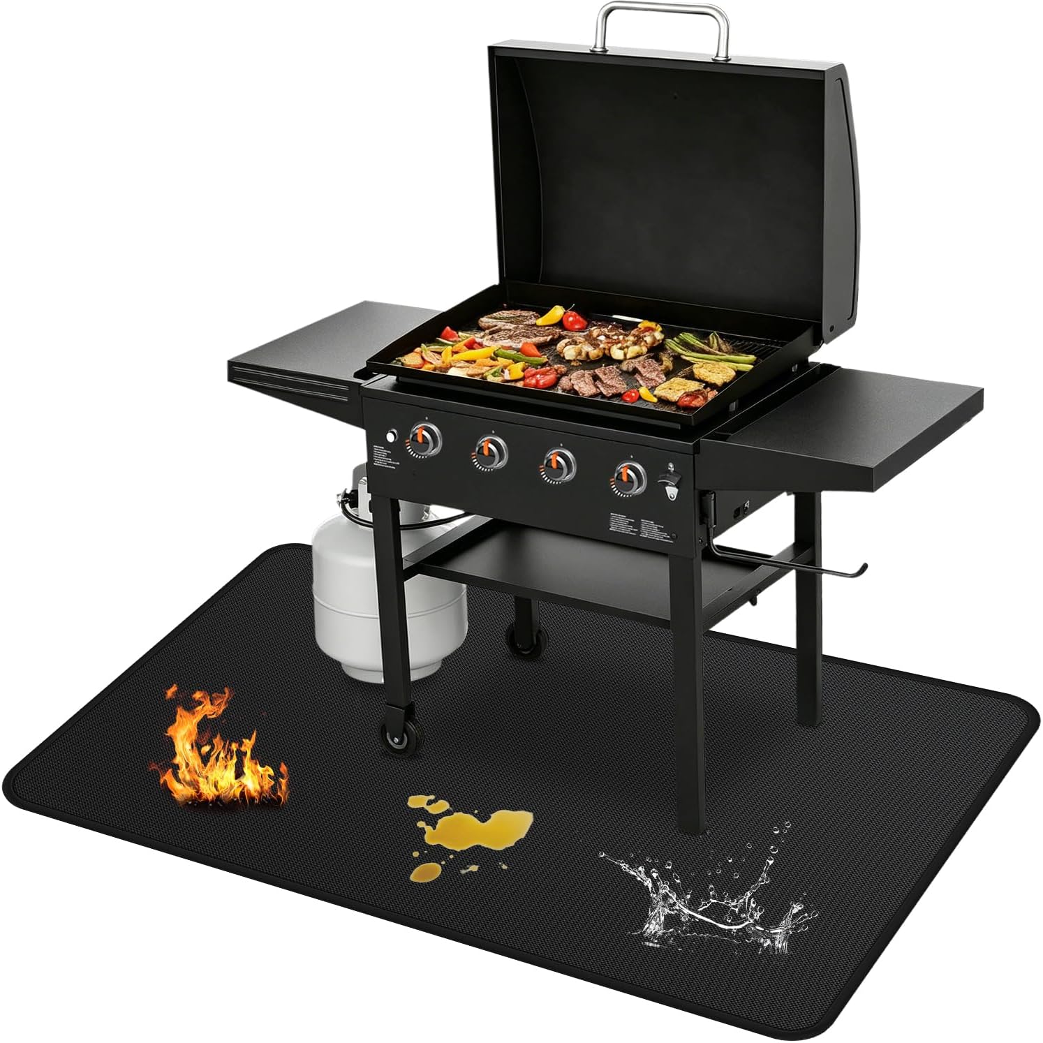 65x39in Double Sided Grill Mat for Blackstone