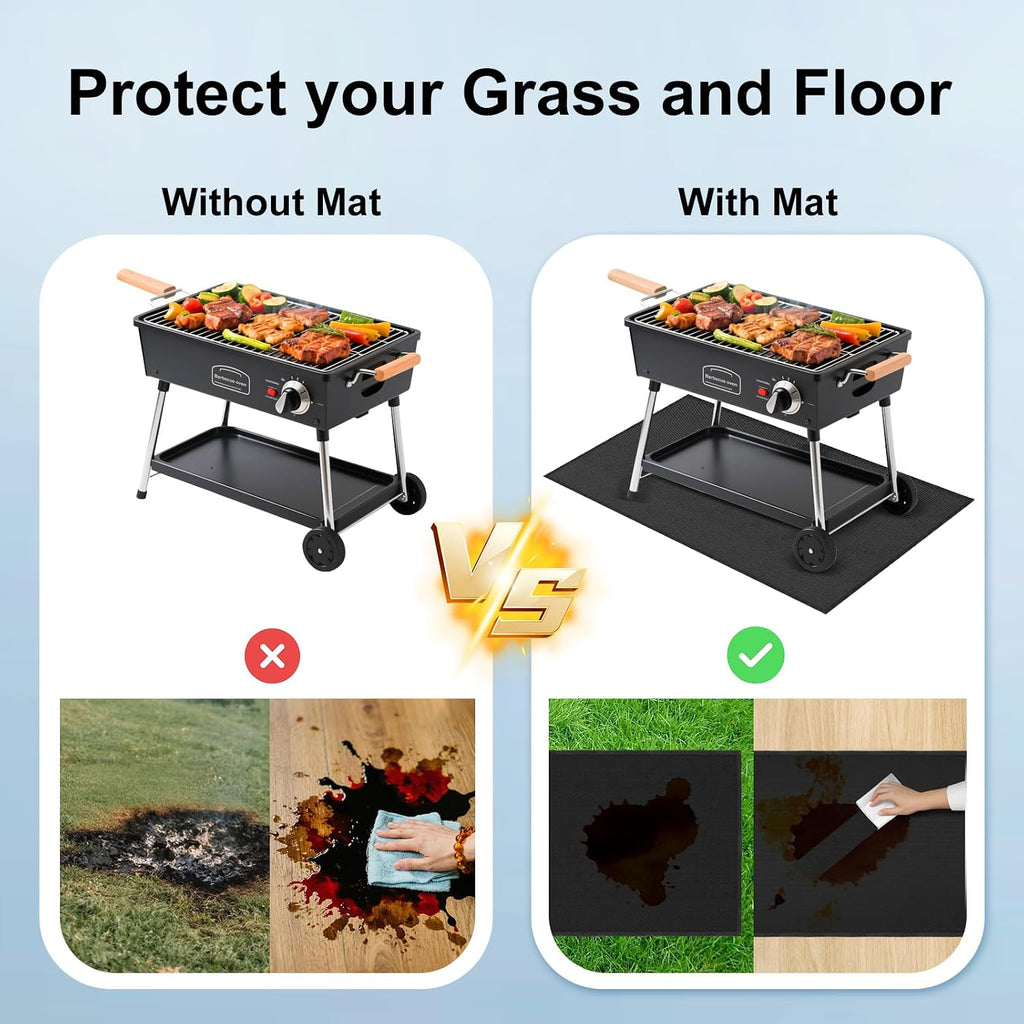 70x48in Double Sided Fireproof Grill Mat