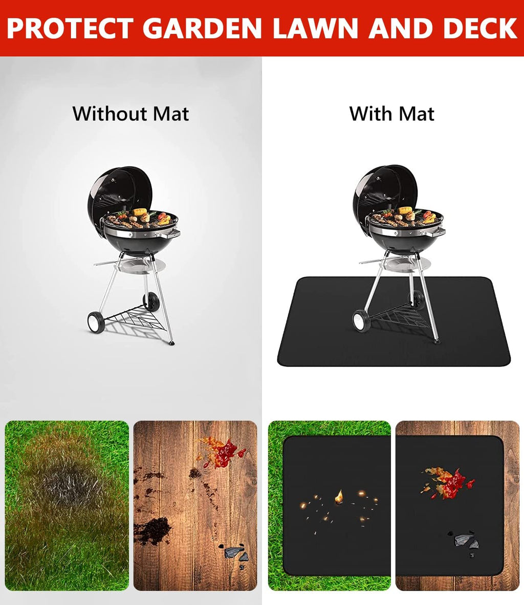 60x40in Double Sided Fireproof Grill Mat