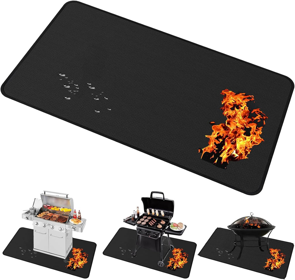 65x40in Double Sided Fireproof Grill Mat