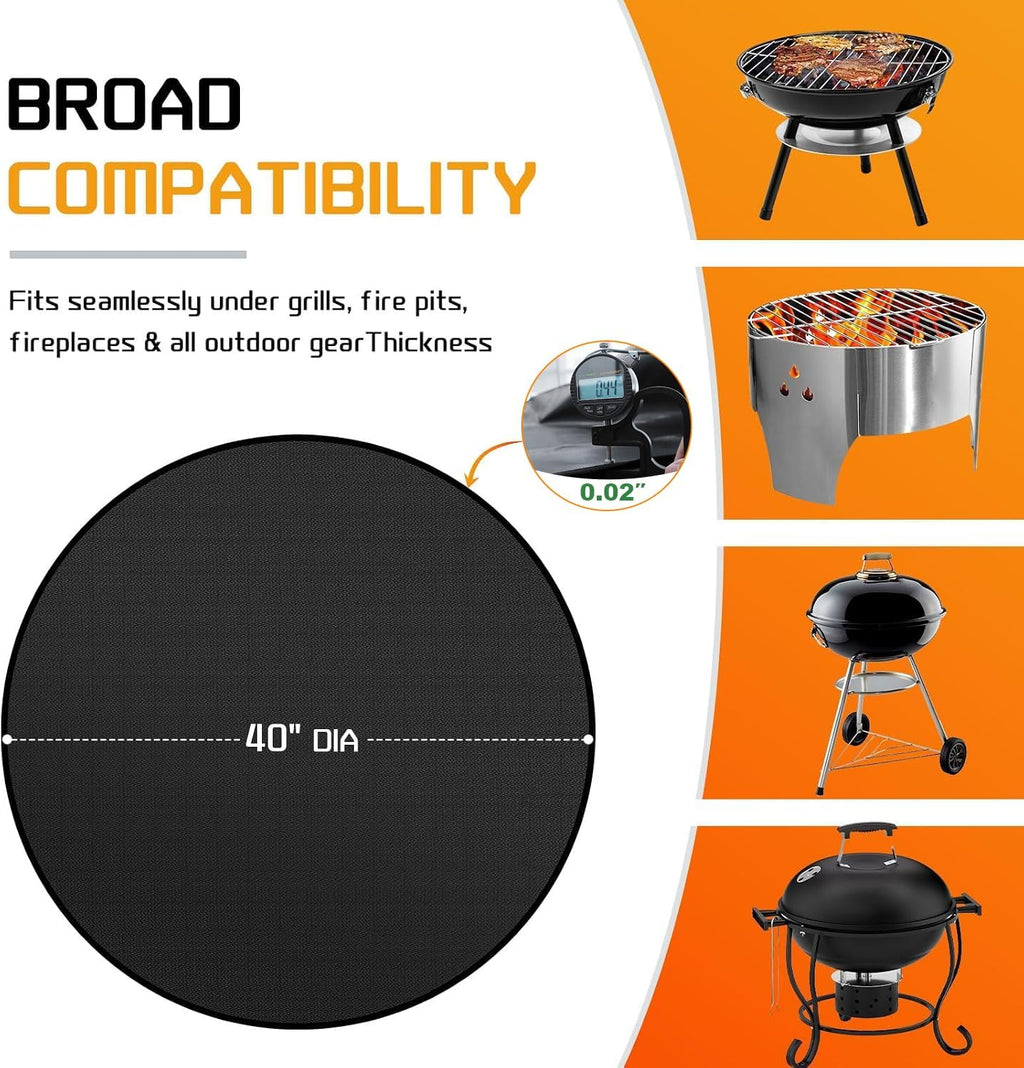 48in Round Double Sided Fireproof Mat for Solo Stove