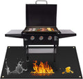 90x48in Extra Large Black Grill Mat for Blackstone Griddle