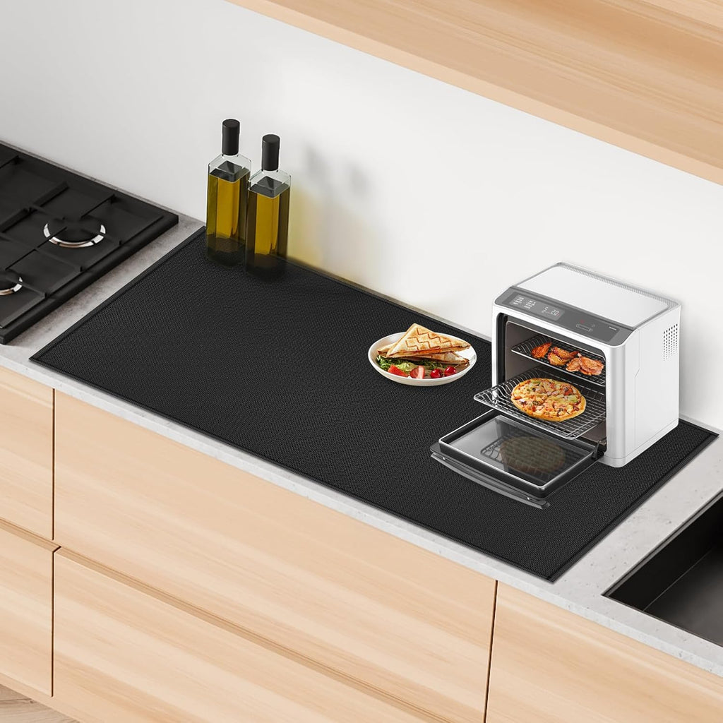 36x30in Black Countertop Grill Mat
