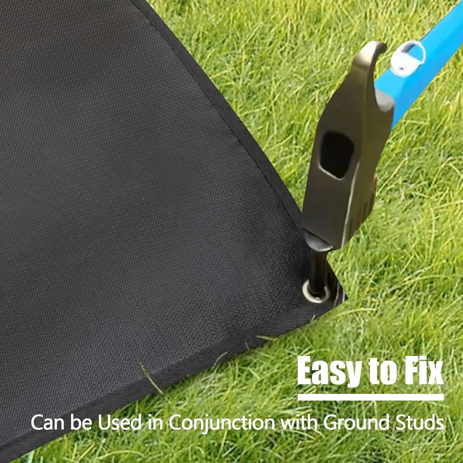 80x48in Black Heavy Duty Fireproof Under Grill Mat 0.02in