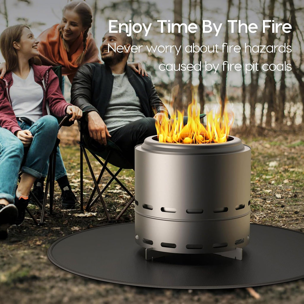38in Round 3-Layer Fire Pit Mat for Solo Stove