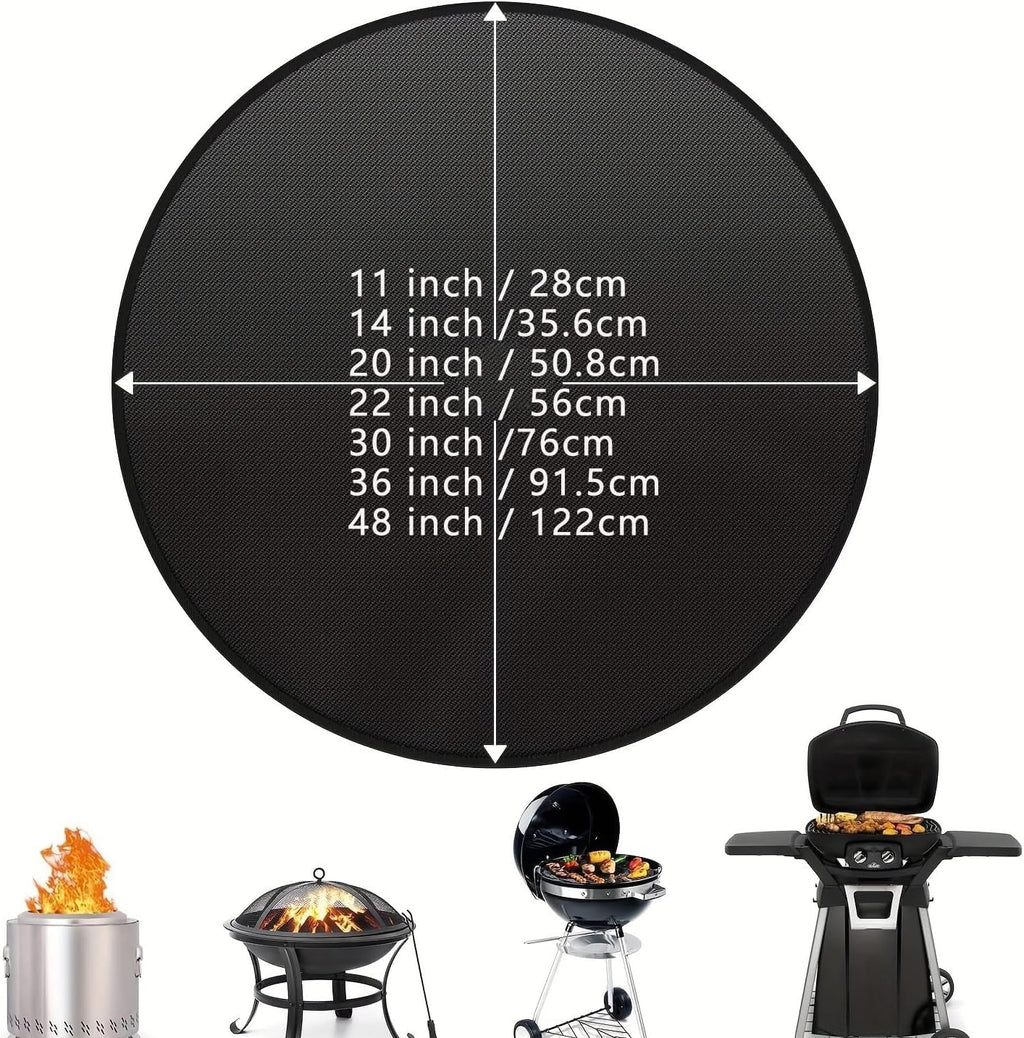 48in Round 4-Layer Fire Pit Mat for Solo Stove