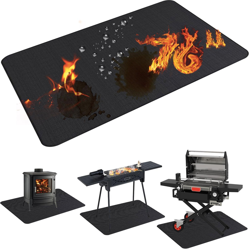 76x48in Outdoor Grill Deck Mat