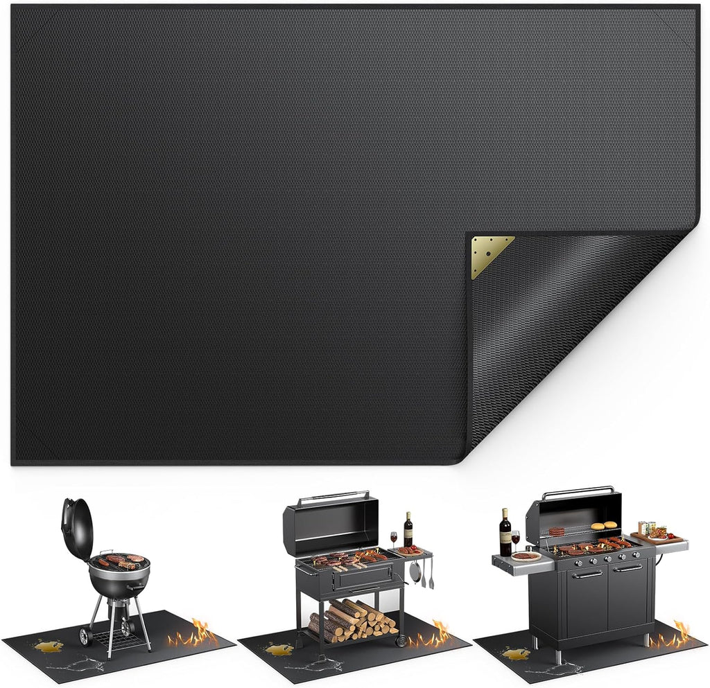 60x40in Double Sided Fireproof Grill Mat