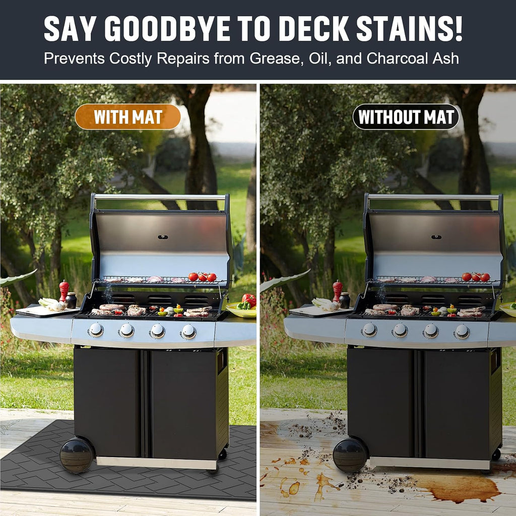 66x49in Heavy Duty Grill Deck Mat