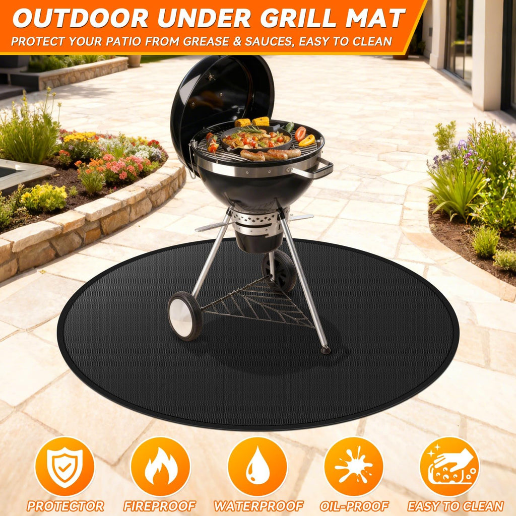 48in Round Fire Pit Mat for Solo Stove Yukon
