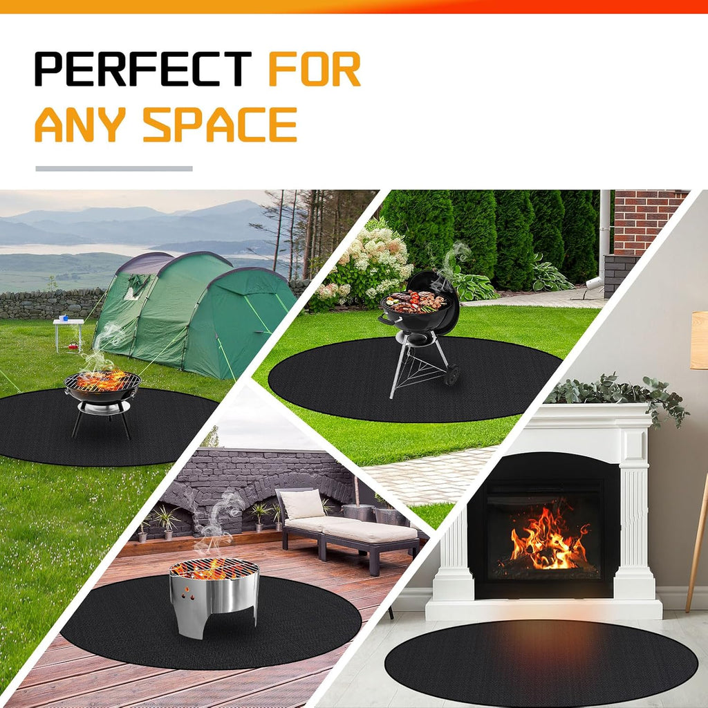 48in Round Double Sided Fireproof Mat for Solo Stove