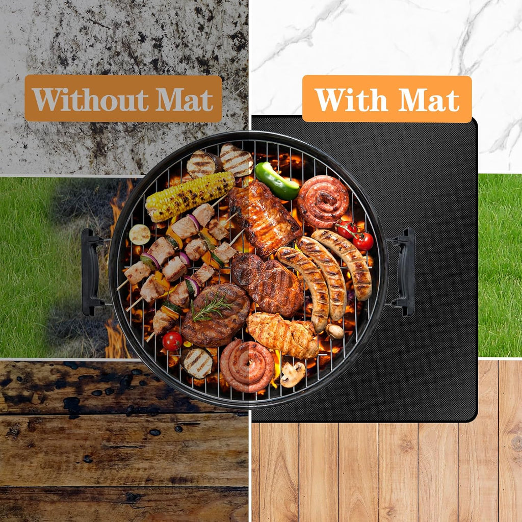 76x48in Outdoor Grill Deck Mat