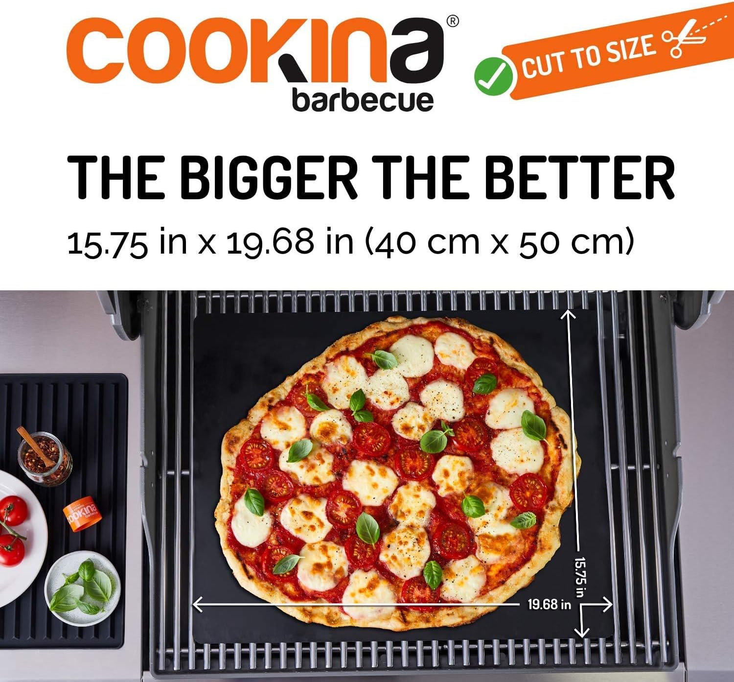 2 Pack Black Non-Stick BBQ Grill Mat