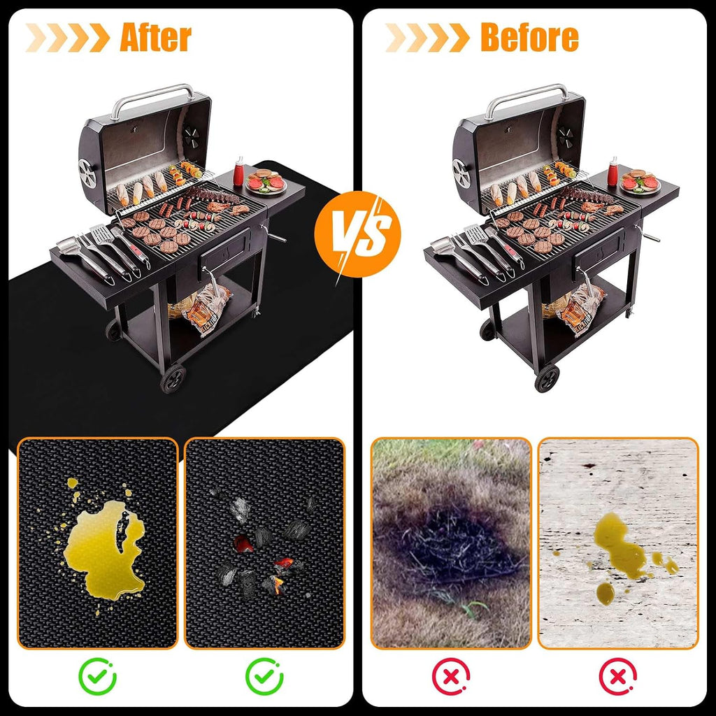 70x48in Fireproof BBQ Deck Mat