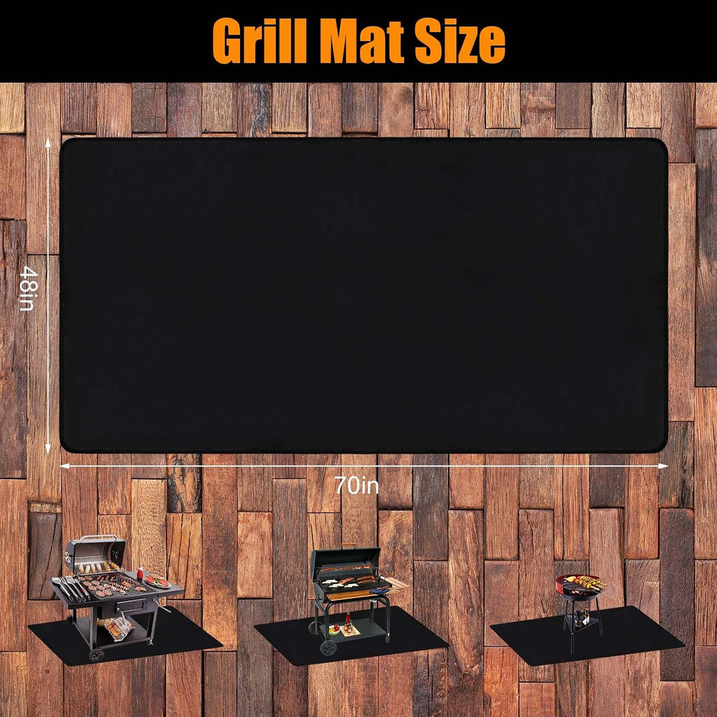 70x48in Fireproof BBQ Deck Mat