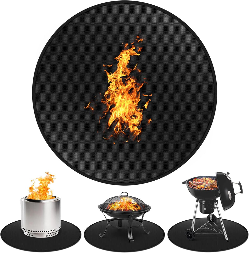 48in Round Fire Pit Mat for Solo Stove Yukon