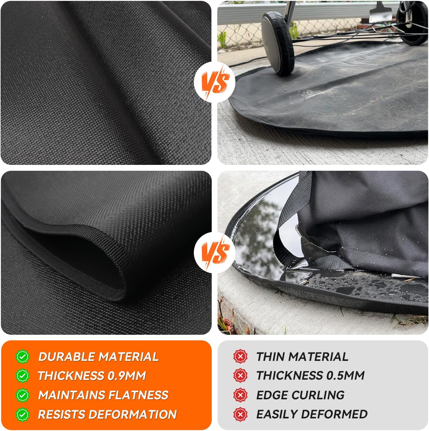 48in Round Fire Pit Mat for Solo Stove Yukon