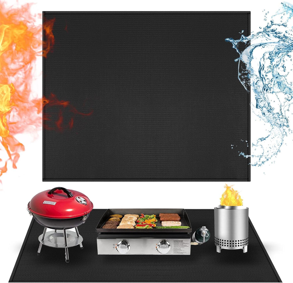 36x30in Black Countertop Grill Mat