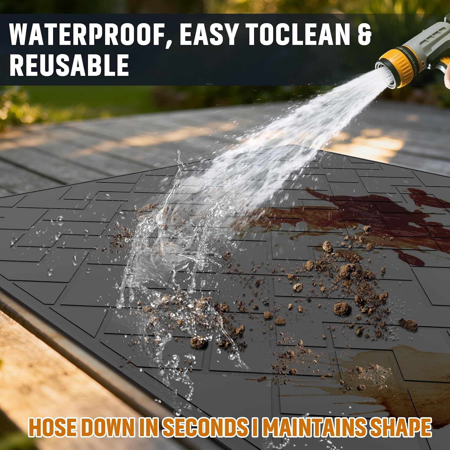 66x49in Heavy Duty Grill Deck Mat
