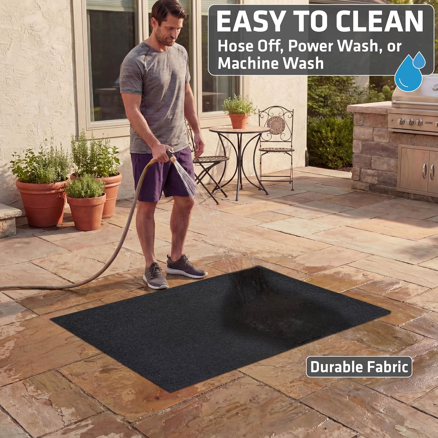 Charcoal Absorbent Grill Mat 36x59in