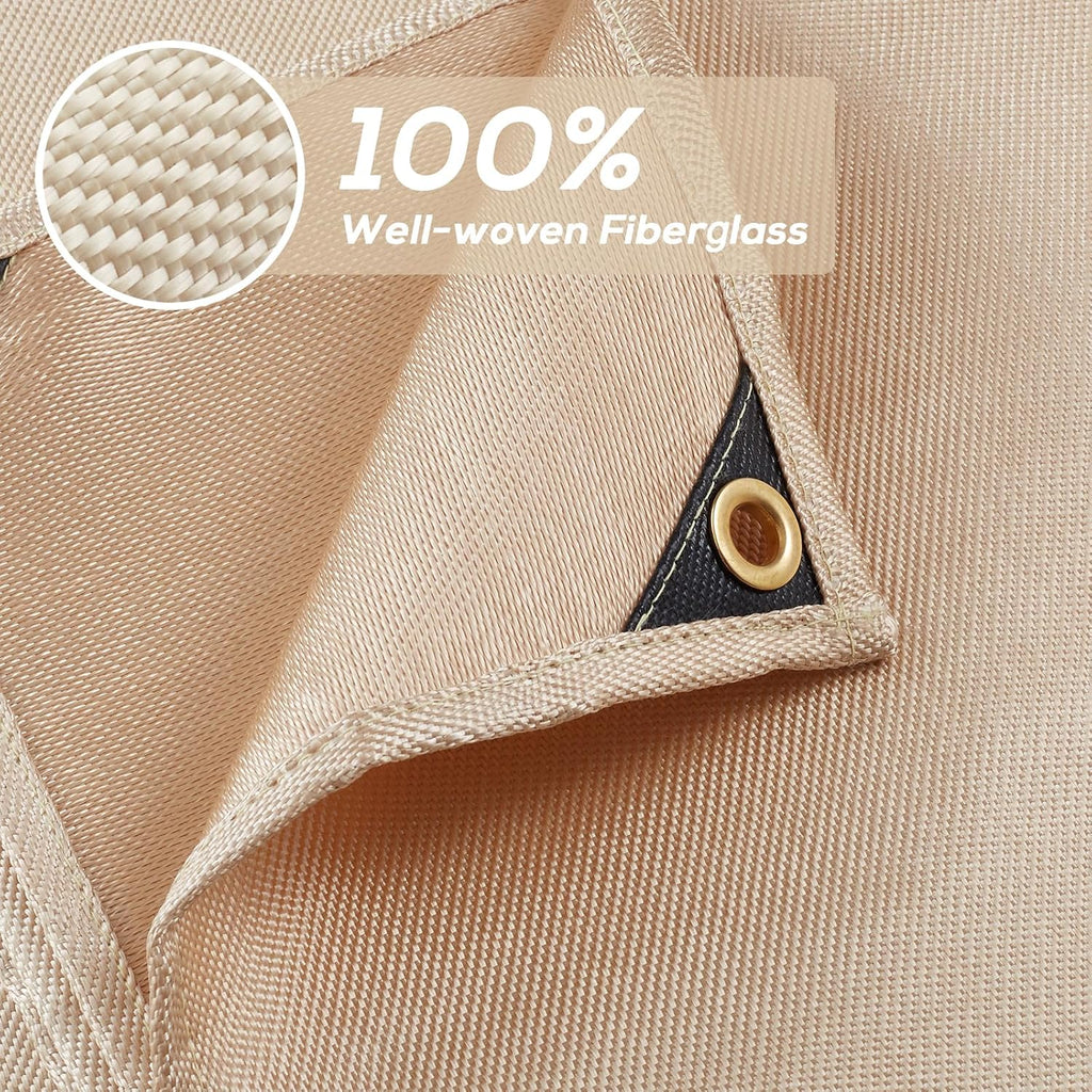 Fiberglass Welding Blanket 4x6ft 2 Pack