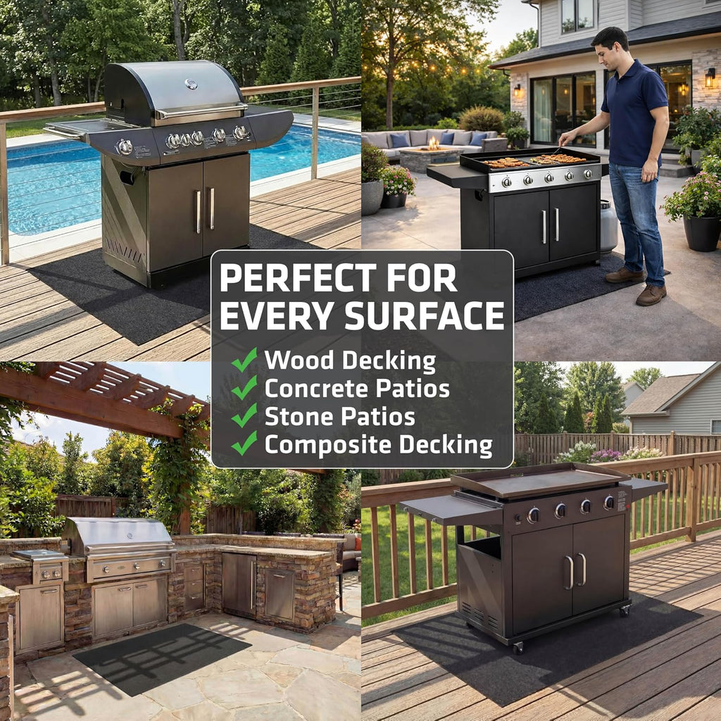 Charcoal Absorbent Grill Mat 36x59in